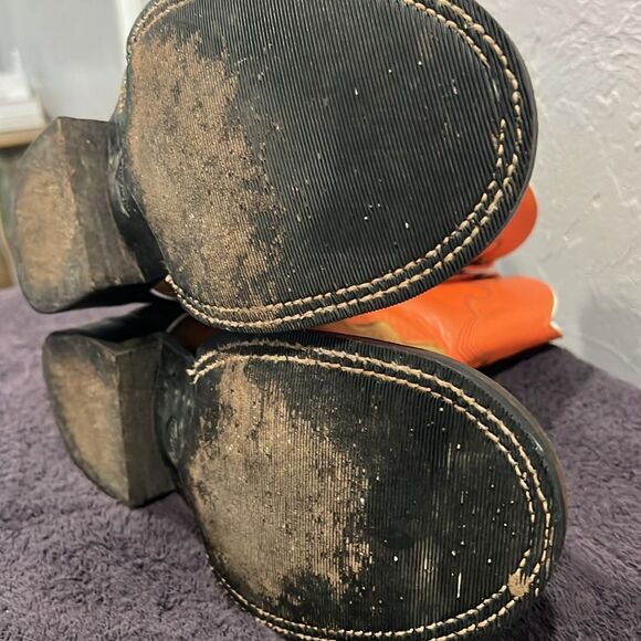 🔥🔥 ANDERSON BEAN Leather Cowboy Western Boots - Expensive Quality - Sz 9 - EUC - Picture 9 of 13